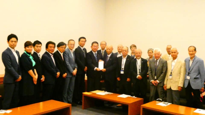 日本原水爆被害者団体協議会（日本被団協）の皆様との懇談に参加 たけだ良介（日本共産党前参議院議員）